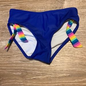 Girls Blue Bikini swim suit bottoms